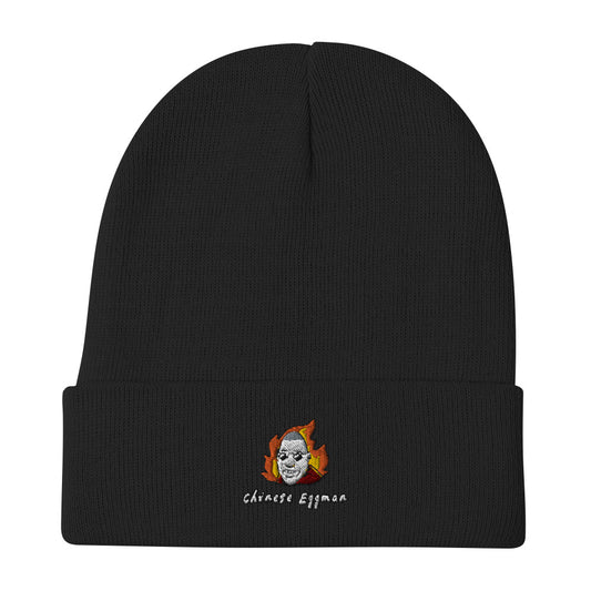 Chinese Eggman Small Logo Embroidered Beanie