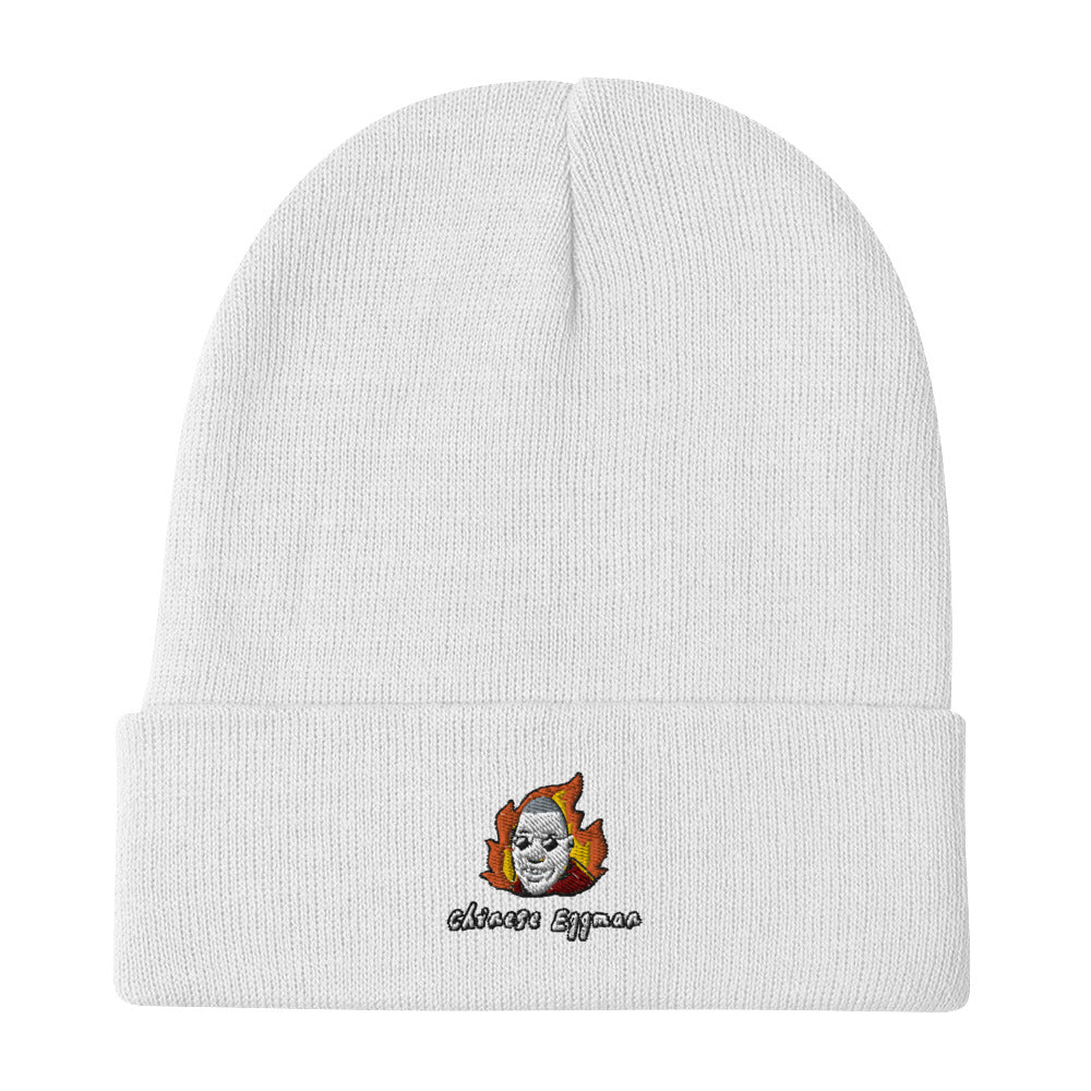 Chinese Eggman Small Logo Embroidered Beanie