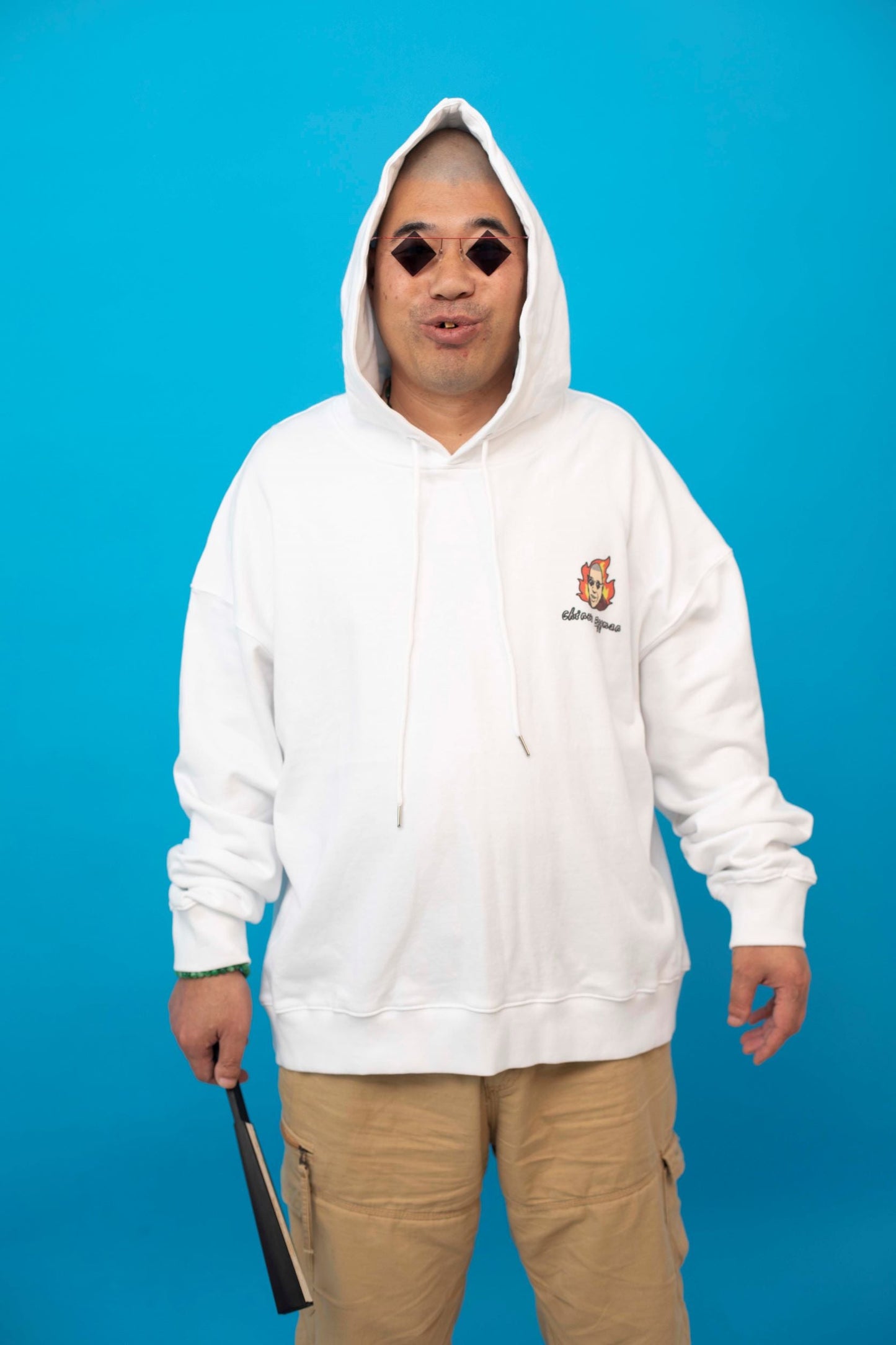 Qin Xiang Lian Hoodie White